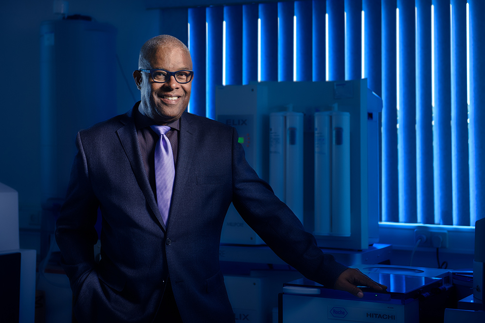 Mr. Helfrick Genaro, chief executive officer (CEO) and co-founder at Medical Laboratory Services Curaçao.