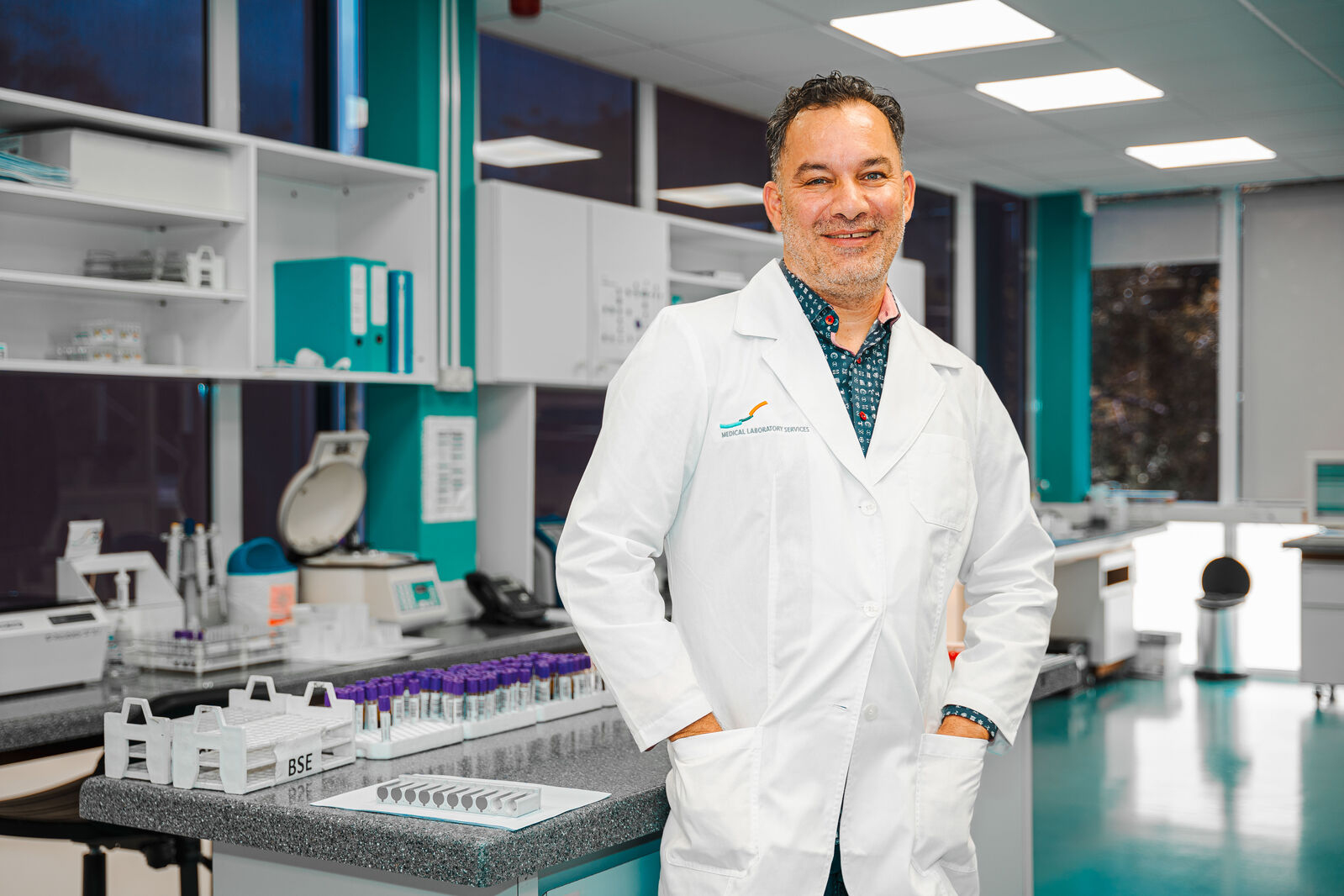 Dr. Robert Wever, clinical chemist at Medical Laboratory Services Curaçao.