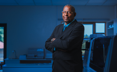 Mr. Signiel Felida, chief automation officer (CAO) and co-founder of Medical Laboratory Services Curaçao.